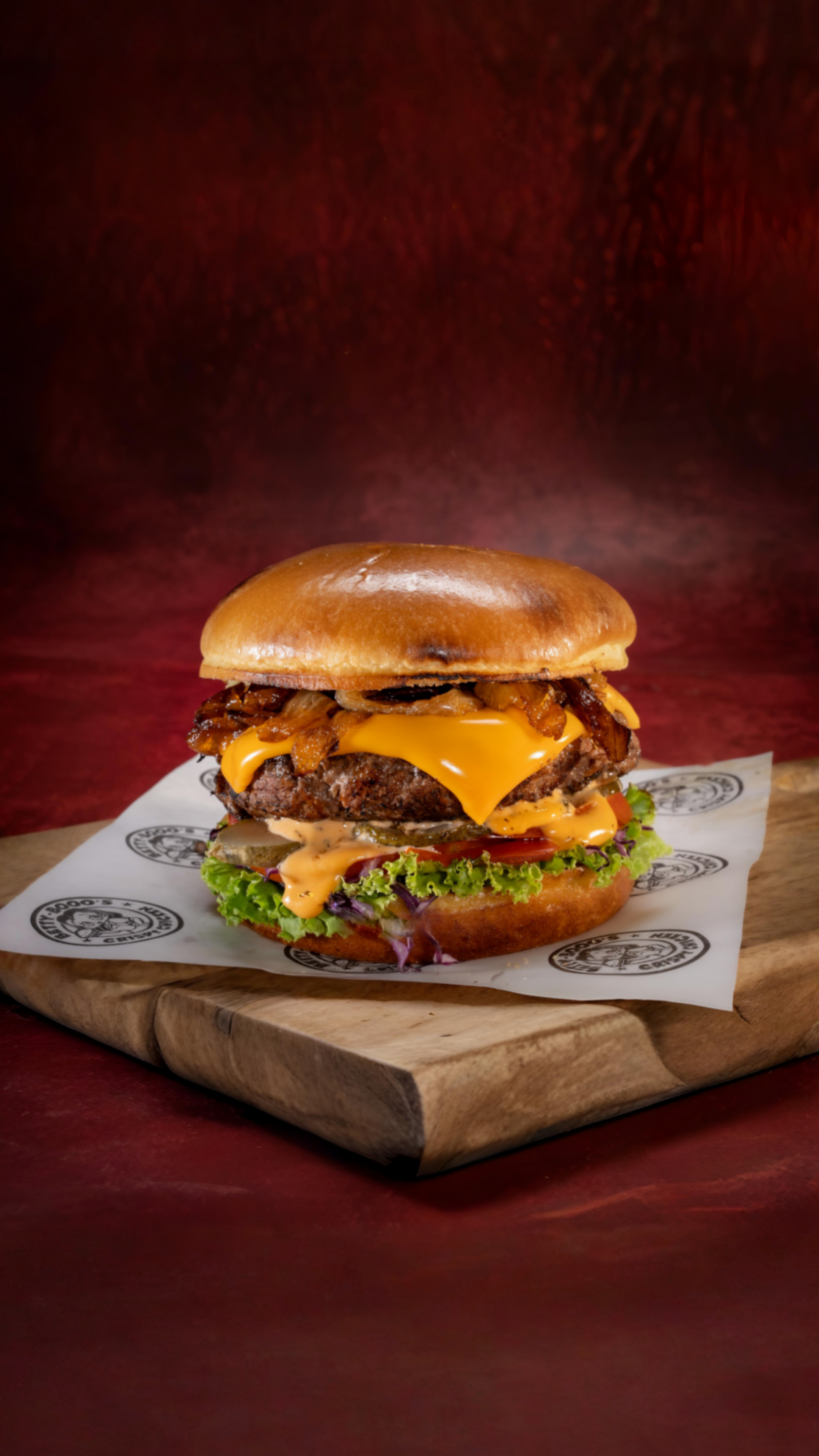 Beef Burger Combo — fried chicken at Betty's Crispy Chicken Limassol