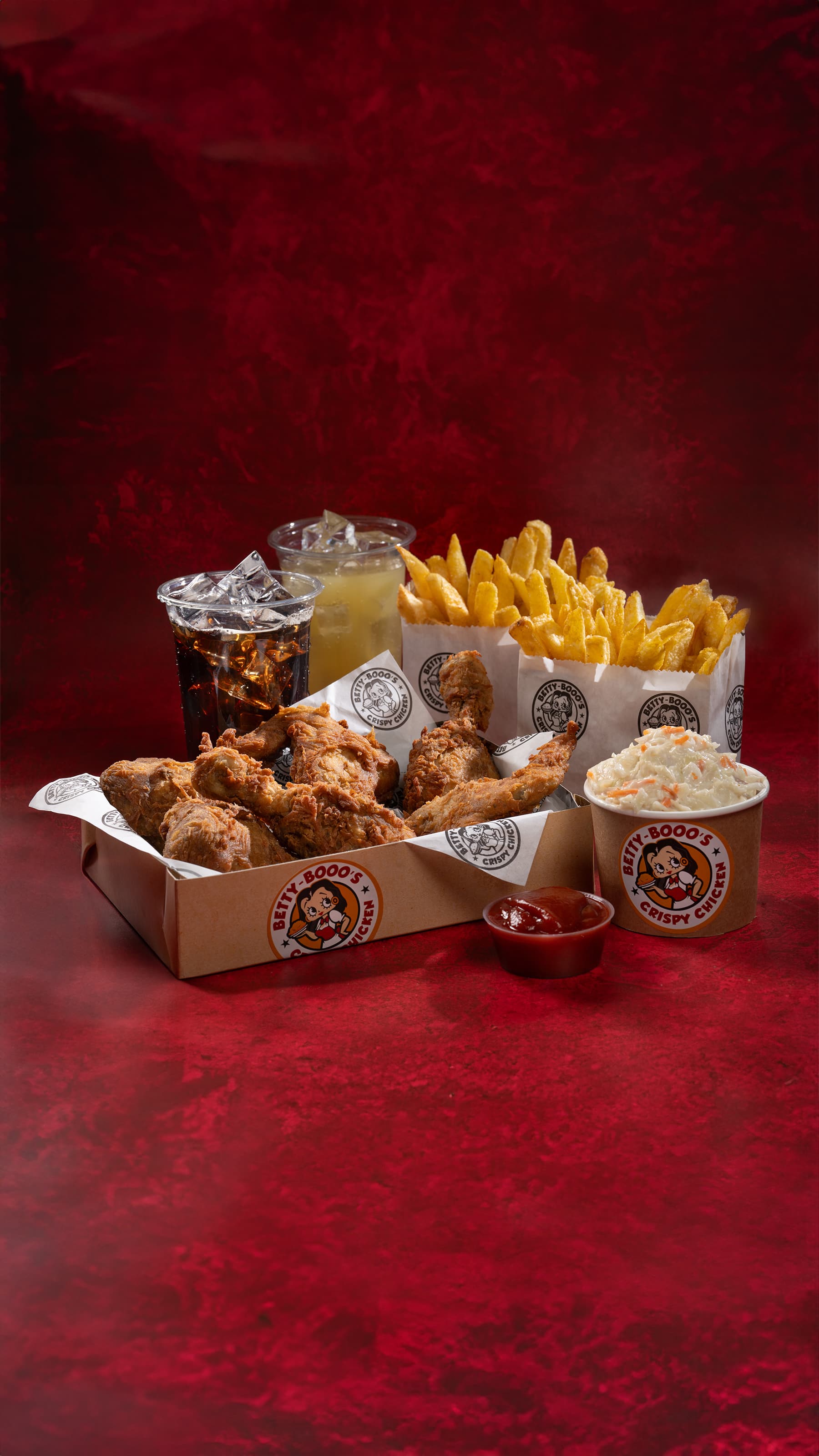 Double Delight — fried chicken combos at Betty's Crispy Chicken Limassol